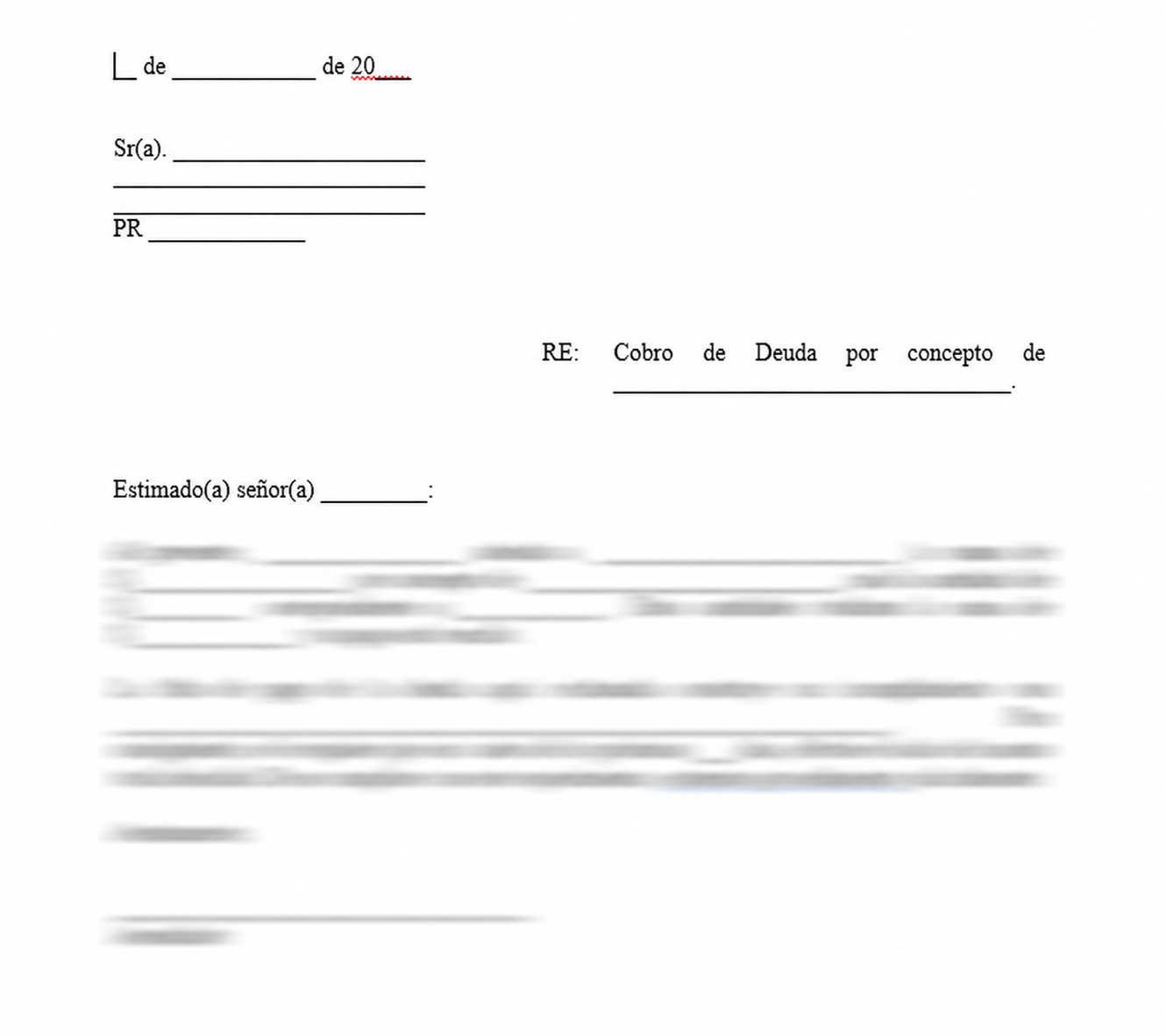 Carta de Cobro