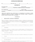 CONTRATO DE PRÉSTAMO