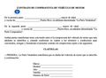 CONTRATO DE COMPRAVENTA DE AUTOMÓVIL SIN DEUDA NI GRAVÁMENES